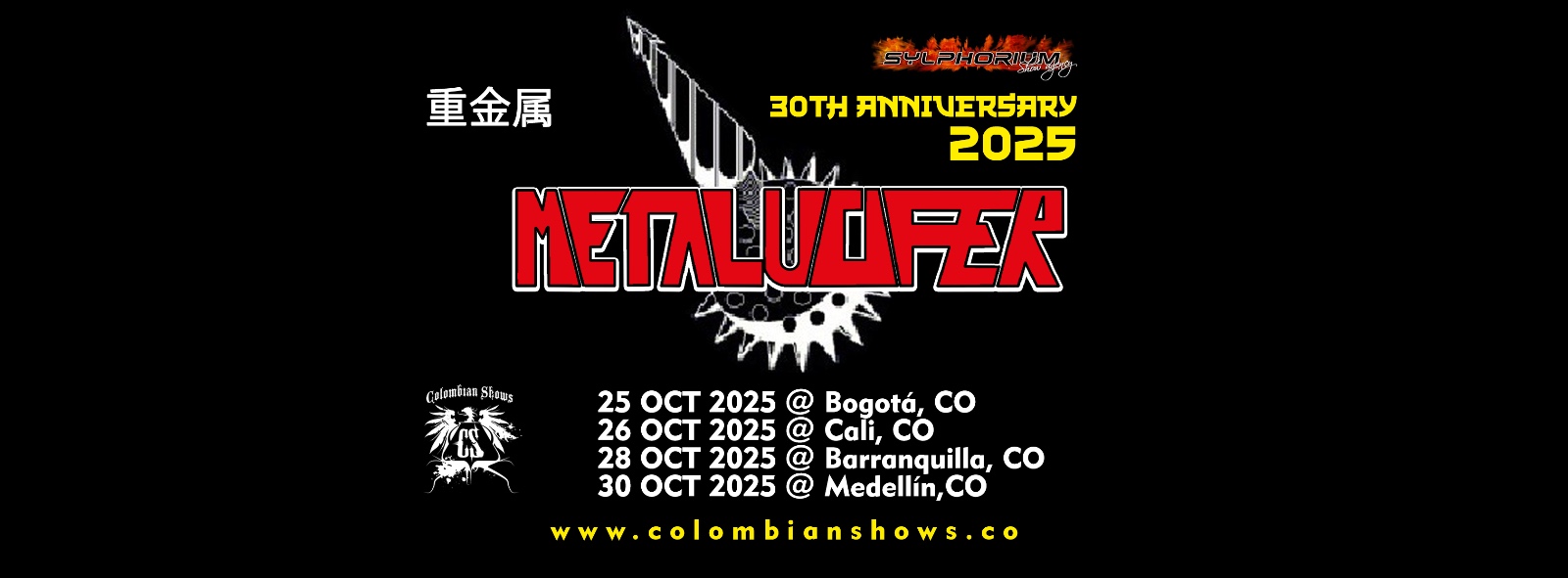 Metalucifer regresa a Colombia celebrando 30 años de Heavy Metal Ninja